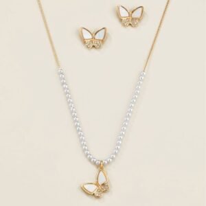 Wings of Grace Necklace and Earring Set