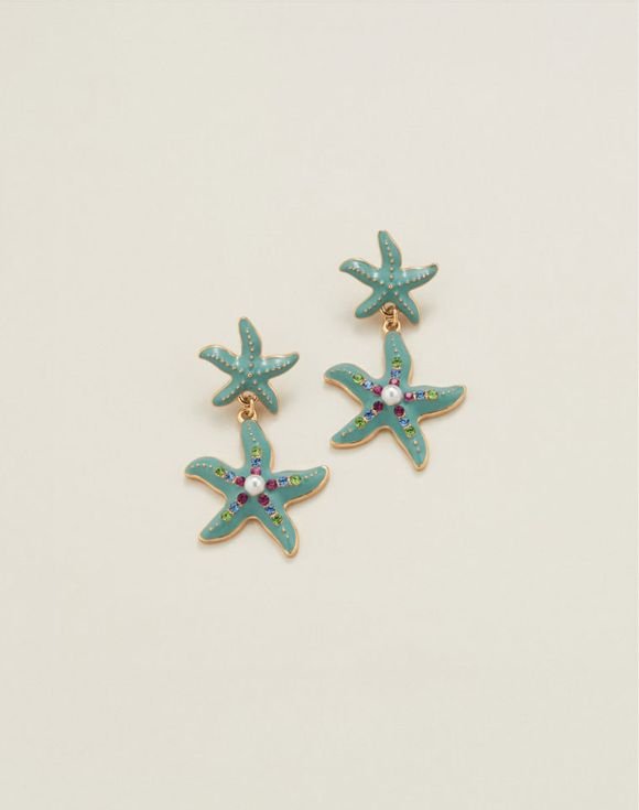 Marine Dream Statement Earrings 1 Marine Dream Statement Earrings