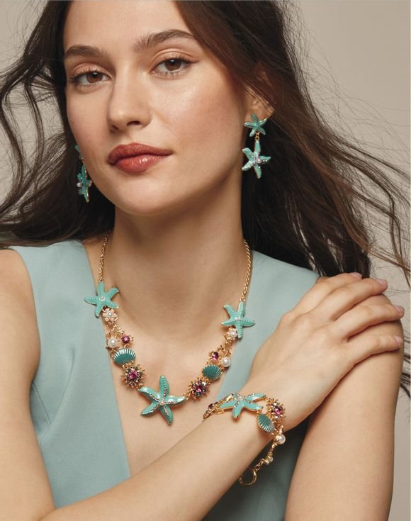 Marine Dream Statement Earrings 2 Marine Dream Statement Earrings - Image 2