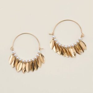 Bloom and Glow Hoop Earrings