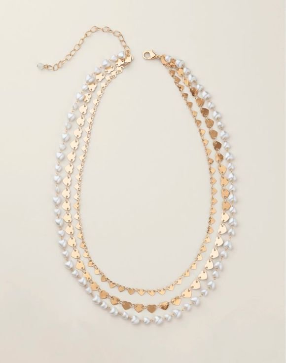 Heartlink Layered Necklace 1 Heartlink Layered Necklace
