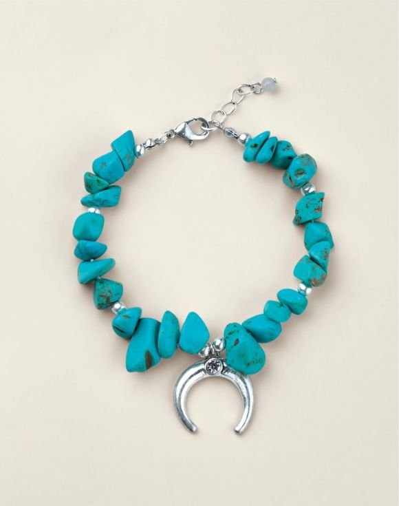 Luna Crescent Charm Bracelet 1 Luna Crescent Charm Bracelet