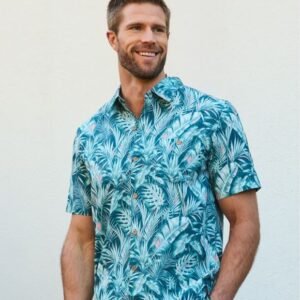 Men's Printed Button Down Shirt