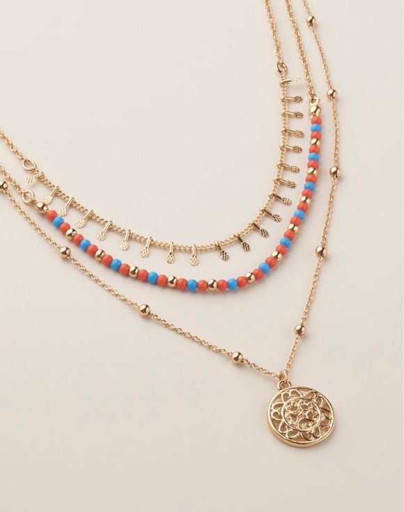 Radiant Horizon Layered Necklace 1 Radiant Horizon Layered Necklace