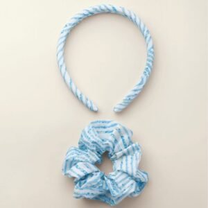 Sea Breeze Headband and Scrunchie Set
