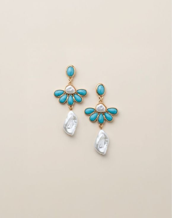 Sea Petals Statement Earrings 1 Sea Petals Statement Earrings