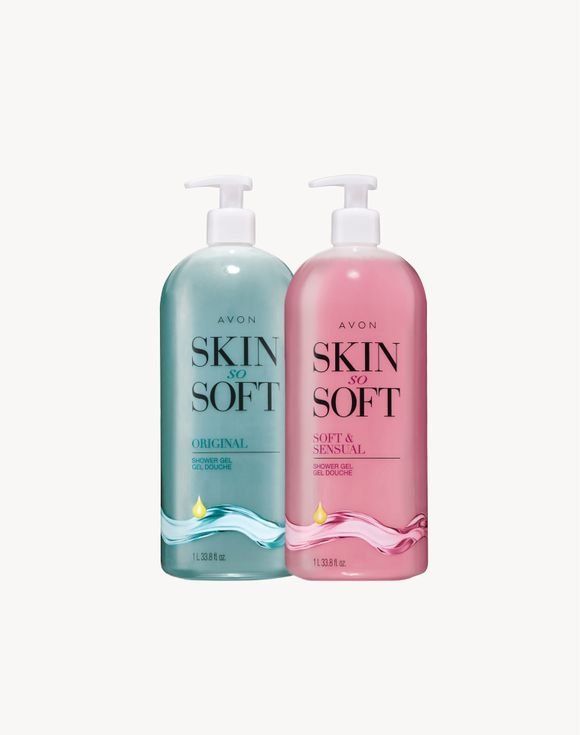 Skin So Soft Bonus Size Shower Gels 2-Piece Set 1 Skin So Soft Bonus Size Shower Gels 2-Piece Set