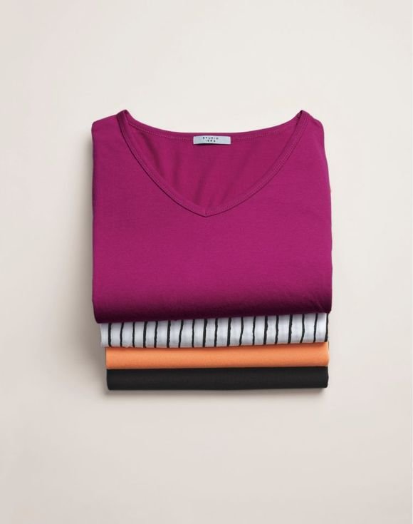 Four-Pack V-Neck Tees 2 Four-Pack V-Neck Tees - Image 2