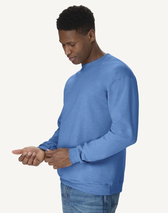 Hanes EcoSmart Unisex Fleece Sweatshirt (Big & Tall Sizes Available) OP160 3 Hanes EcoSmart Unisex Fleece Sweatshirt (Big & Tall Sizes Available) OP160 - Image 3