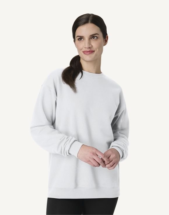 Hanes EcoSmart Unisex Fleece Sweatshirt (Big & Tall Sizes Available) OP160 2 Hanes EcoSmart Unisex Fleece Sweatshirt (Big & Tall Sizes Available) OP160 - Image 2