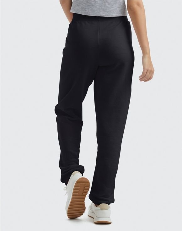 Hanes EcoSmart® Women's Fleece Sweatpants with Cinched Cuffs, 30" O4630 4 Hanes EcoSmart® Women's Fleece Sweatpants with Cinched Cuffs, 30" O4630 - Image 4