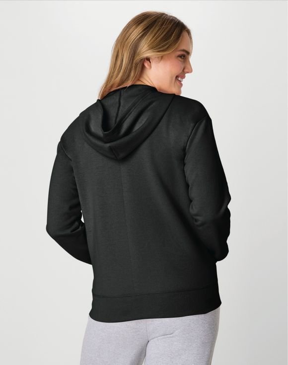 Hanes EcoSmart® Women's Full-Zip Fleece Hoodie O4637 3 Hanes EcoSmart® Women's Full-Zip Fleece Hoodie O4637 - Image 3