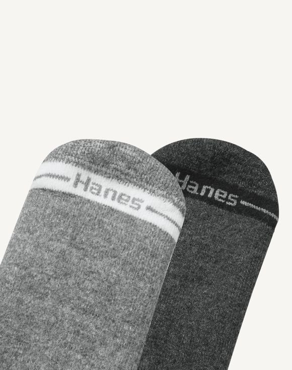 Hanes Ultimate Men's 6-Pack Ultra Cushion Crew Socks ULC186 4 Hanes Ultimate Men's 6-Pack Ultra Cushion Crew Socks ULC186 - Image 4