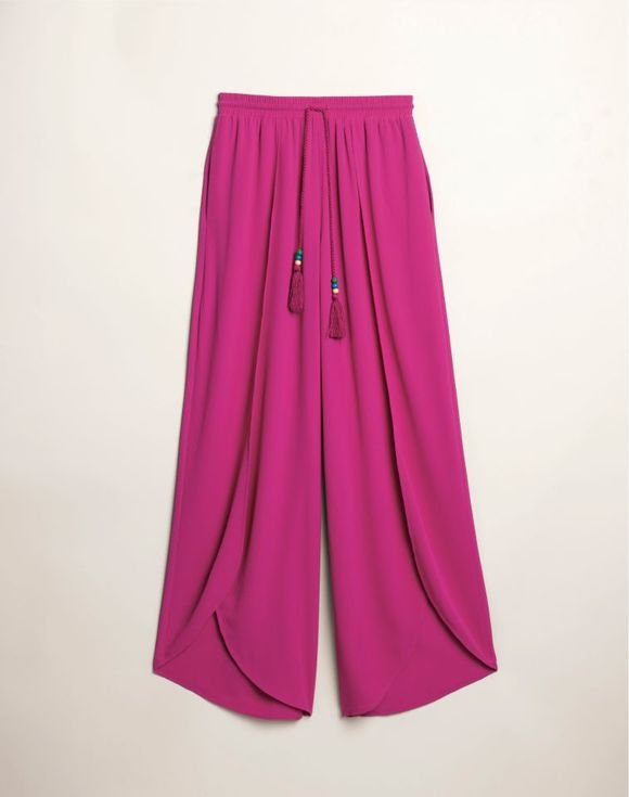 Layered Palazzo Pant 2 Layered Palazzo Pant - Image 2