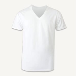 Men’s Hanes® 5-Pack Undershirts T-Shirt, Ultimate ComfortSoft® Cotton V-Neck Tee (7880V5)