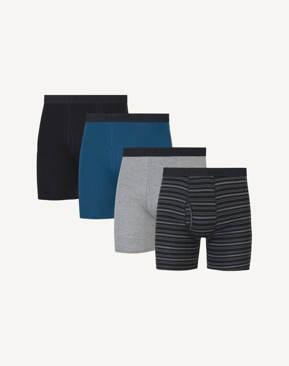 Men's Hanes® Ultimate 4-Pack ComfortSoft® Boxer Briefs Underwear (769TA4) 4 Men's Hanes® Ultimate 4-Pack ComfortSoft® Boxer Briefs Underwear (769TA4) - Image 4