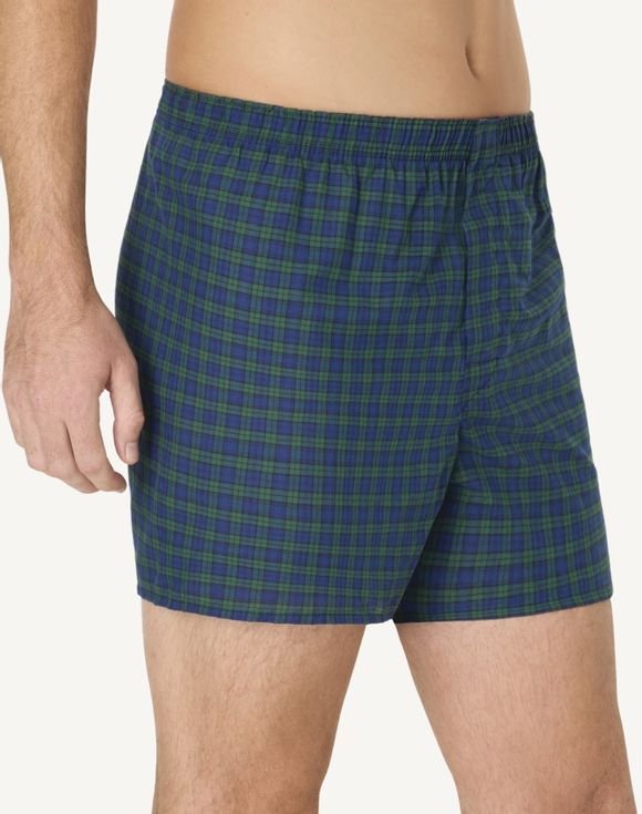 Men's Hanes® Ultimate 4-Pack Cotton Blend Tartan Boxers Underwear (745BP4) 3 Men's Hanes® Ultimate 4-Pack Cotton Blend Tartan Boxers Underwear (745BP4) - Image 3