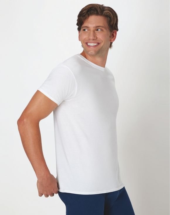 Men’s Hanes® Ultimate 5-Pack ComfortSoft® Crewneck T-Shirt Undershirts (7870C5) 2 Men’s Hanes® Ultimate 5-Pack ComfortSoft® Crewneck T-Shirt Undershirts (7870C5) - Image 2