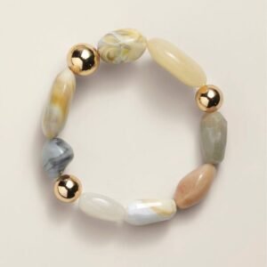 Neutral Nature Beaded Bracelet