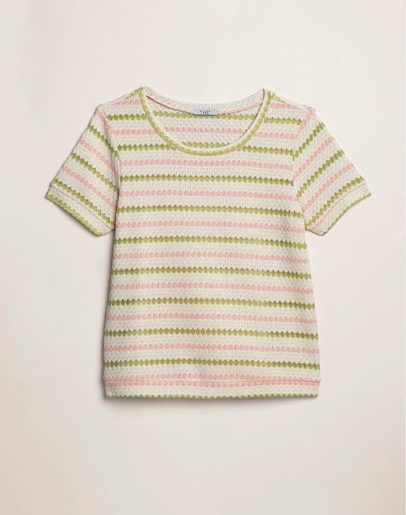 Stripe Knit Top 2 Stripe Knit Top - Image 2