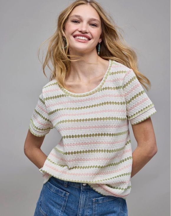 Stripe Knit Top 4 Stripe Knit Top - Image 4