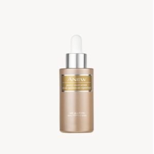 Anew Power Reset Serum with Aloe PDRN 1 fl. oz. skin care product bottle.