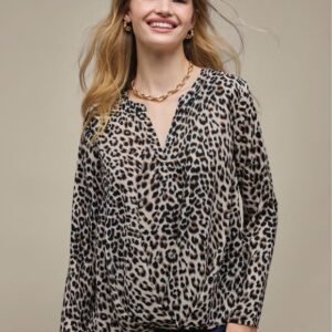 Animal Print Blouse