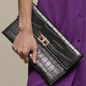 Crocco Print Clutch