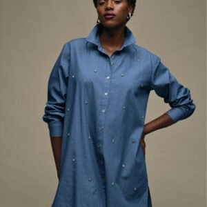 Diamante Denim Shirt