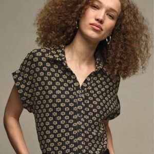 Floral Jacquard Top