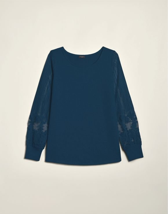 Lace-Sleeve Top 1 Lace-Sleeve Top
