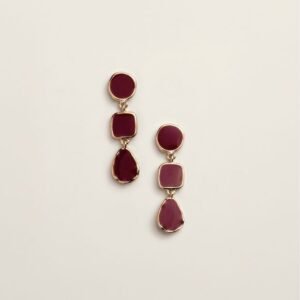 Merlot Mood Drop Earrings