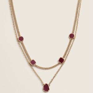 Merlot Mood Layered Necklace