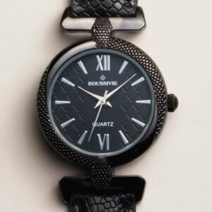 Scaled Elegance Strap Watch