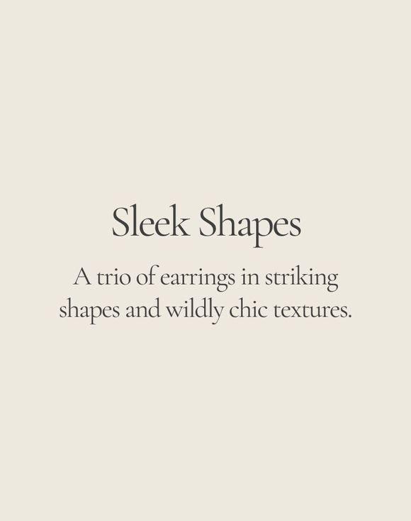 Serpent Sleek Earring Trio 4 Serpent Sleek Earring Trio