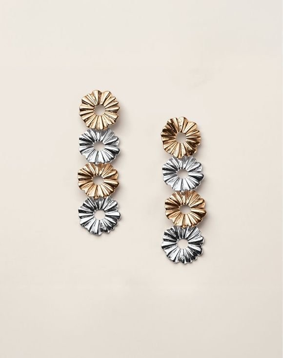 Solar Edge Drop Earrings 1 Solar Edge Drop Earrings
