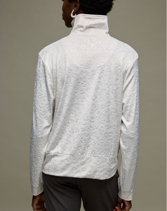 Embossed Zipper Pullover 4 Embossed Zipper Pullover