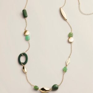 Green Organic Glow Necklace
