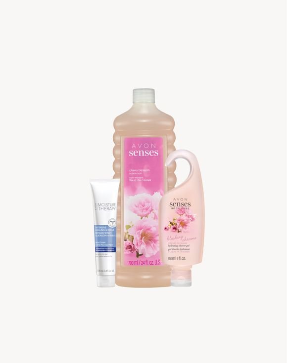 Senses Cherry Blossom Bath Set 1 Senses Cherry Blossom Bath Set