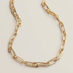 Simply Linked Statement Necklace