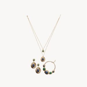 Shop Avon Beauty Products 2 Sunburst Medallion 3-Piece Jewelry Set