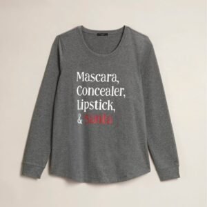 Santa Beauty Long-Sleeve Tee