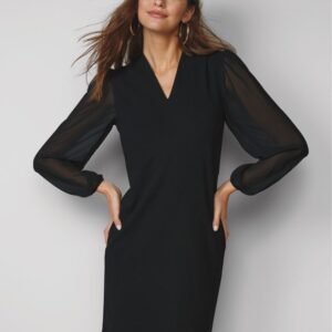 Sheer Back Dress