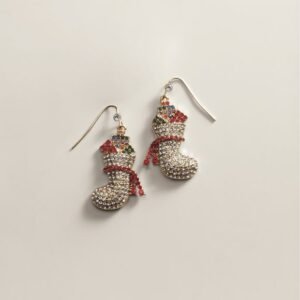 Sparkling Stockings Statement Earrings